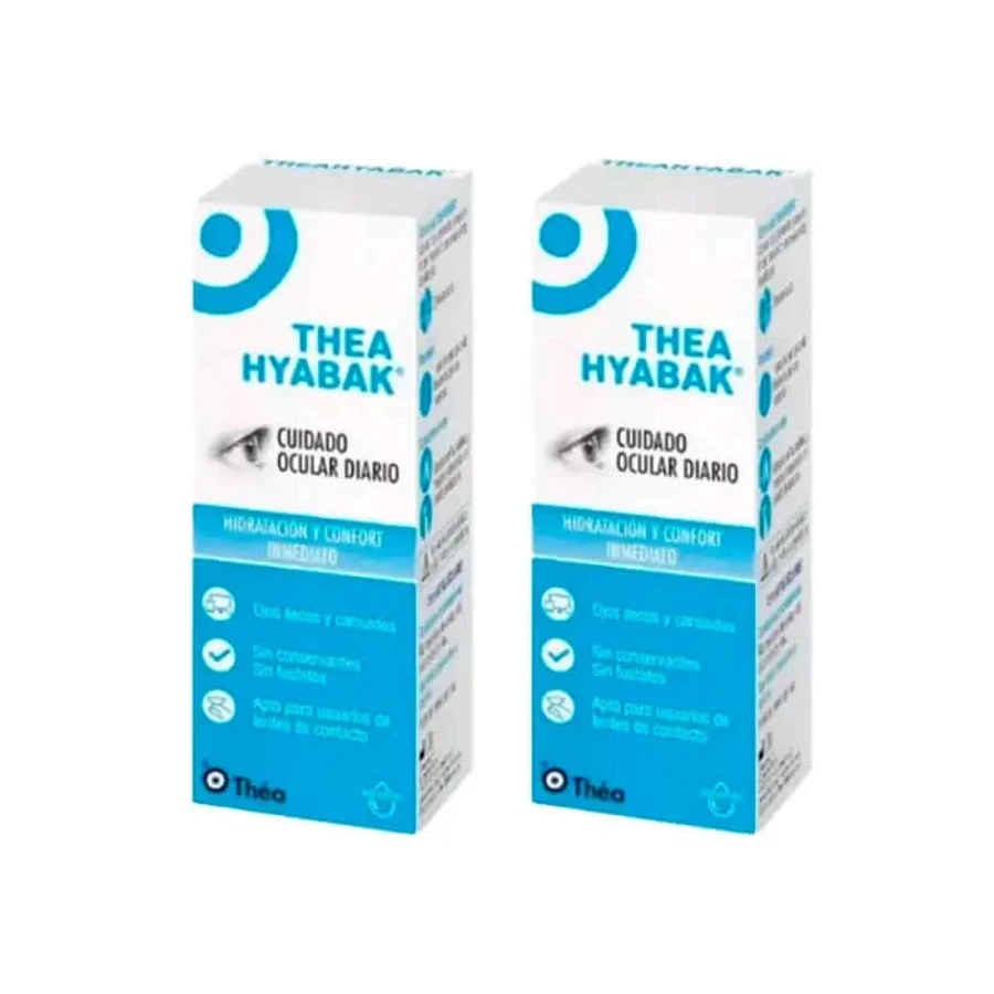 Hyabak Augentropfen Lösung, Packung 2 x 10 ml