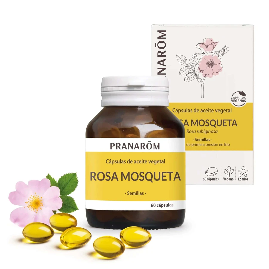 Pranarom Rose Hip Vegetable oil, 60 capsules
