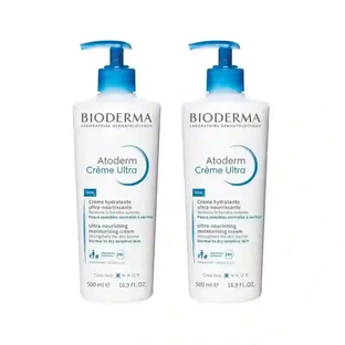 Bioderma Atoderm Crème Ultra Nourrissante, 2X500 Ml