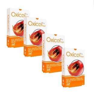 Actafarma Oxicol Plus Omega 4x30 Capsules Package