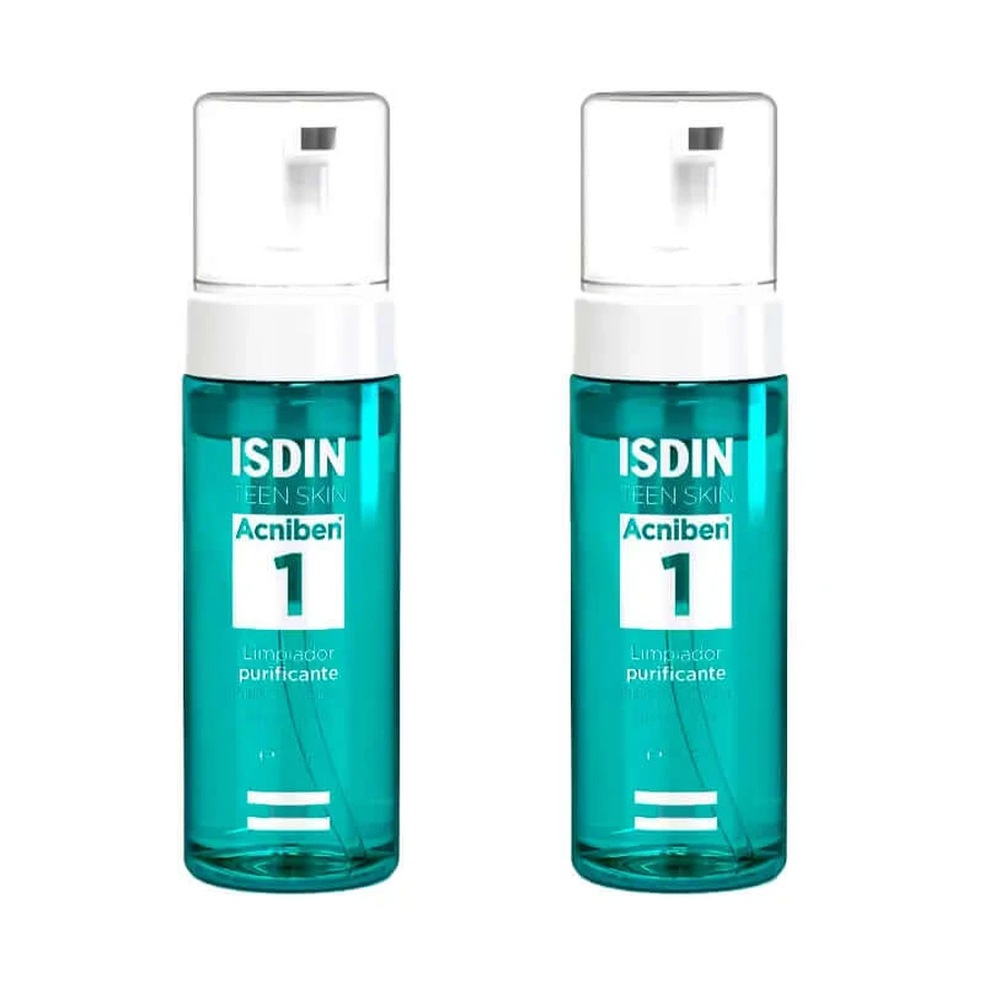 Isdin Acniben Reinigingsmiddel Duplo, 2 x 150 ml