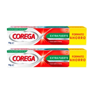 Corega Duplo Super Super Ultra Creme Extra Stark, 2 x 70 gr