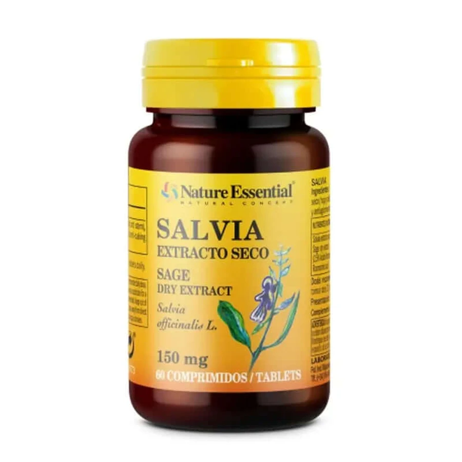 Natura Ätherischer Salbei 150 Mg (getrockneter Salbei), 60 Tabletten