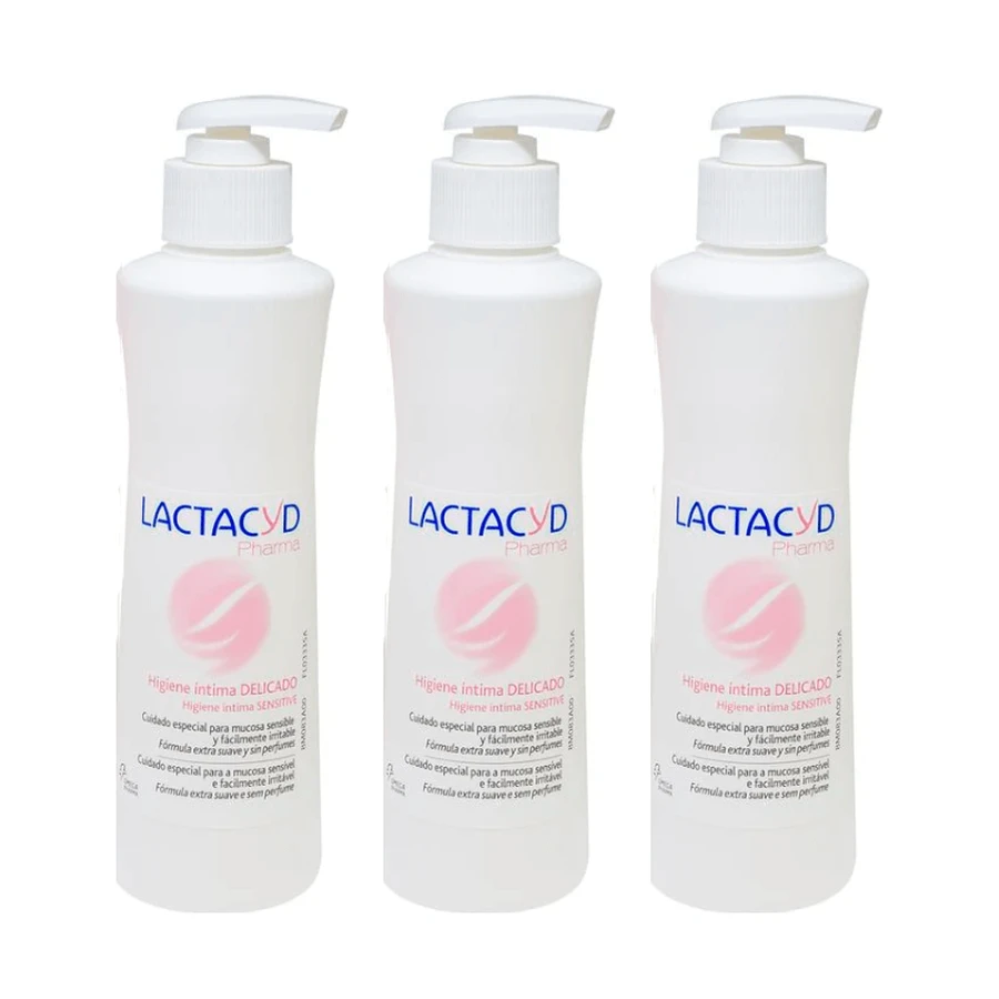 Lactacyd Pharma Triplo Delicate Zachte Intieme Hygiëne 3 x 250 ml