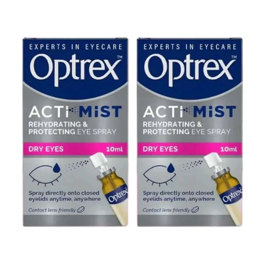 Optrex Actimist Spray für trockene und müde Augen 2x10 ml