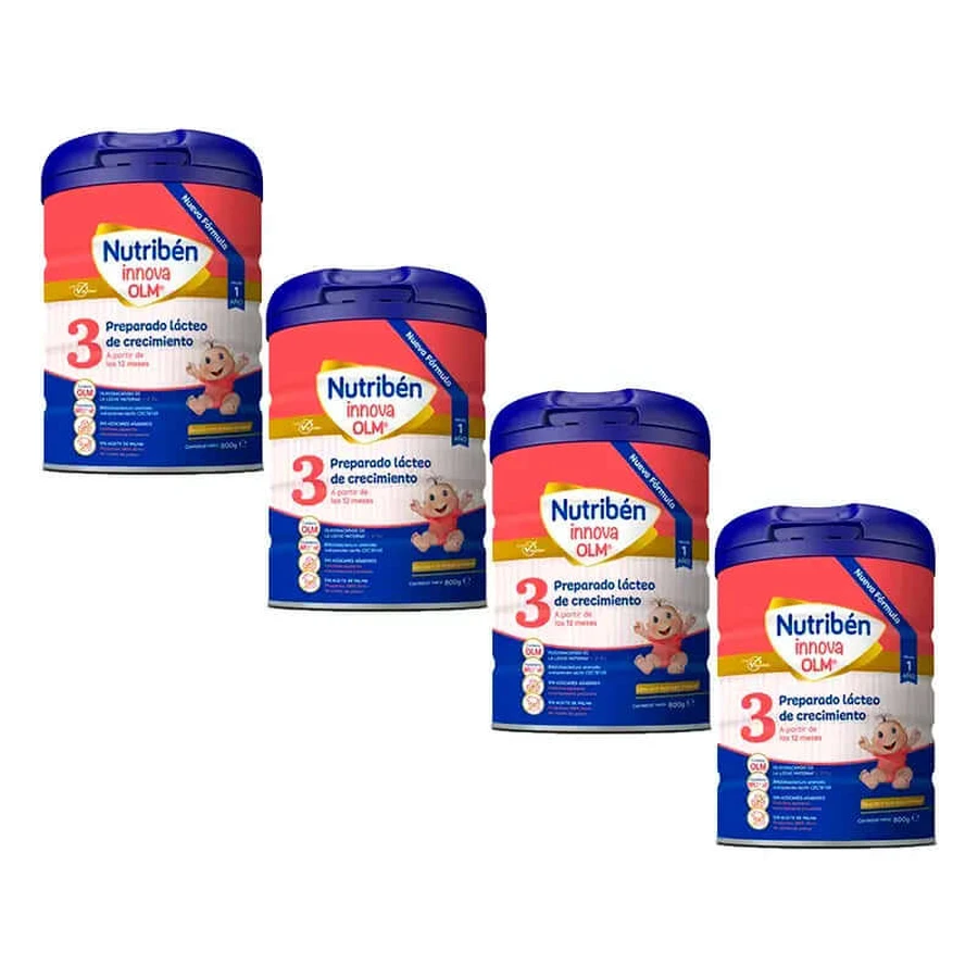 Nutribén Innova 3 Wachsende Milch, 4 X 800 Gramm
