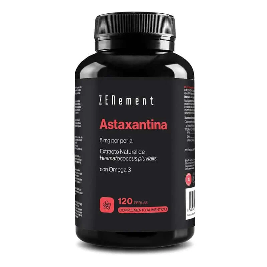 Zenement Astaxanthin, 8 Mg, with Omega-3, 120 softgels