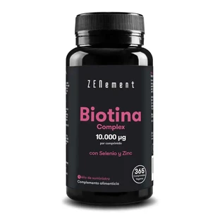 Zenement Biotinecomplex met selenium en zink, 365 veganistische tabletten