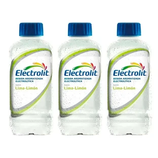 Boisson électrolytique citron vert, paquet de 3 x 625 ml