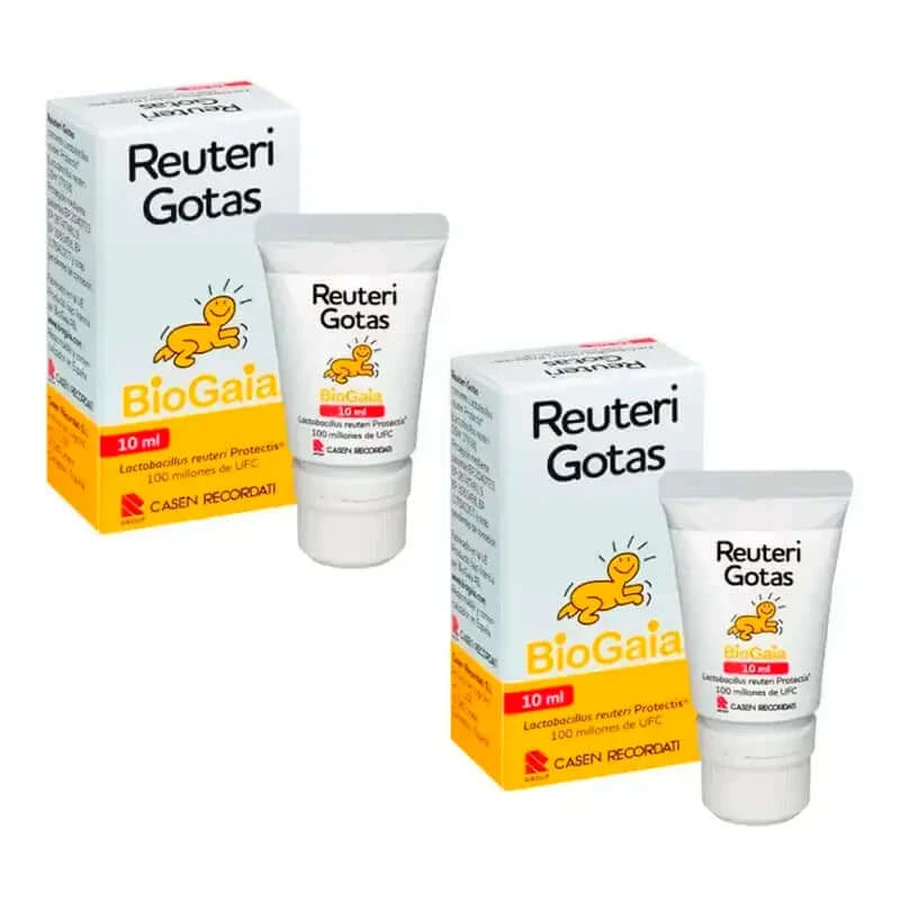 Reuteri Gotas, envase 2 x 10 ml
