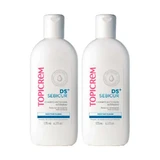 Topicrem Ds+ Sebicur Intensives Anti-Schuppen-Shampoo, Packung 2 x 125 ml