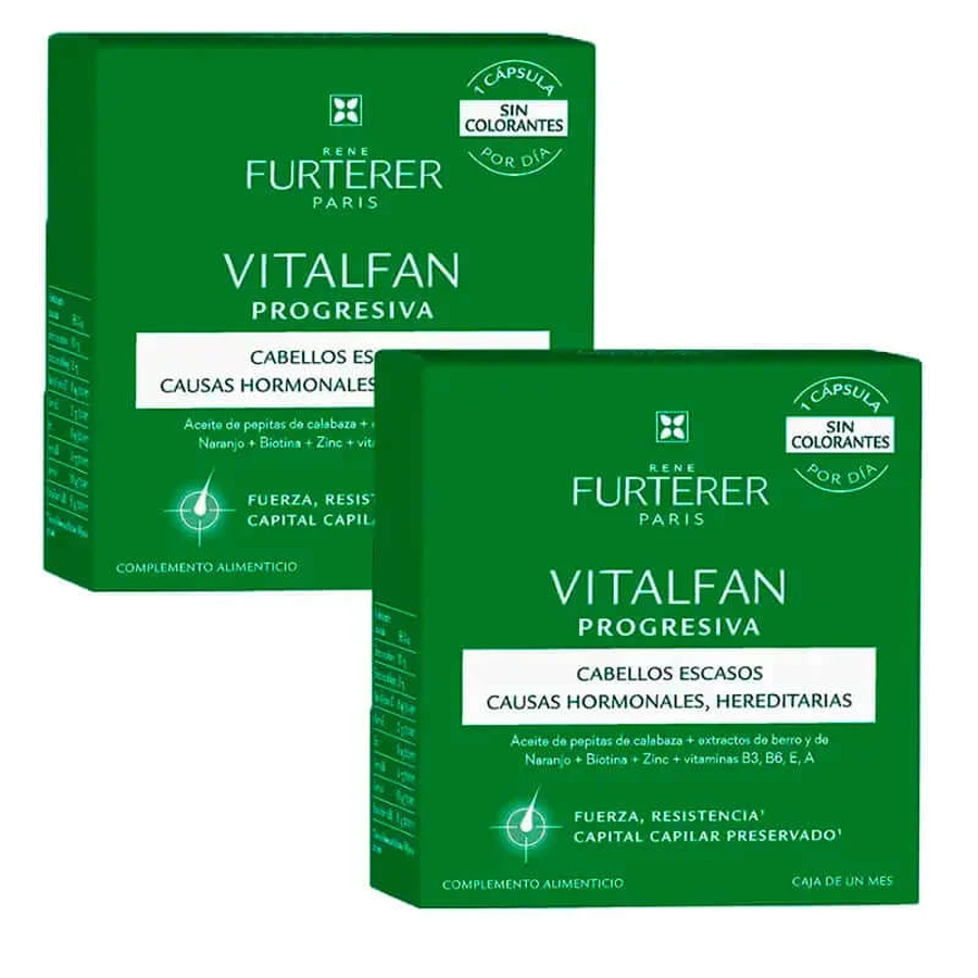 Rene Furterer Vitalfan Progressieve haaruitval, verpakking 2 x 30 capsules