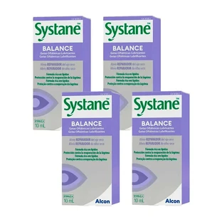 Systane Balance gouttes pour les yeux, pack 4 X 10 Ml