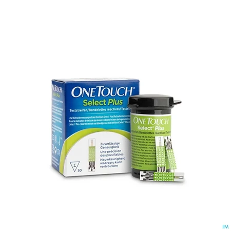OneTouch Select Plus Blutzuckerteststreifen, 50 Stück, Lifescan