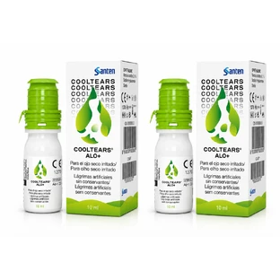 Santen Cooltears Alo+ Multidose künstliche Tränen, 2X10 Ml
