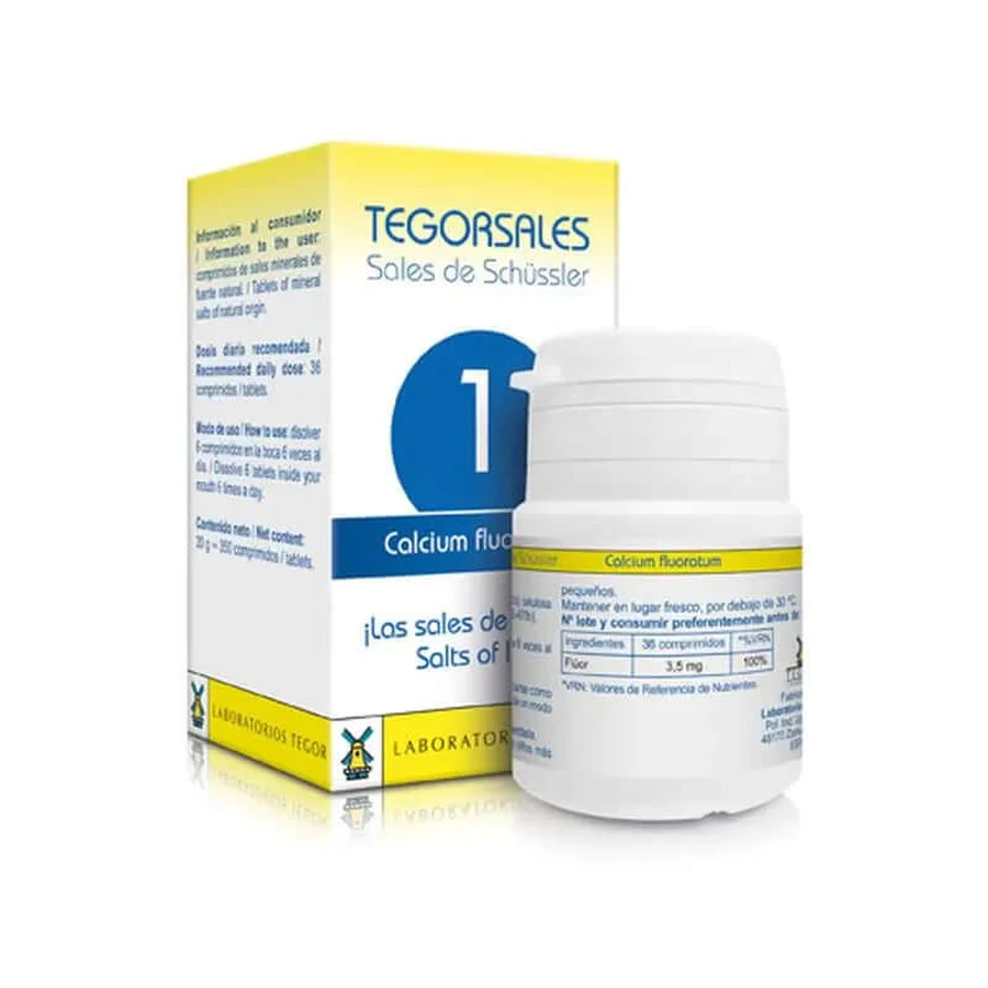 Tegor Tegorsales 1 Calciumfluoride , 350 tabletten