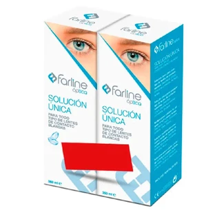 Farline Enkelvoudige optische oplossing, verpakking 2 X360 Ml