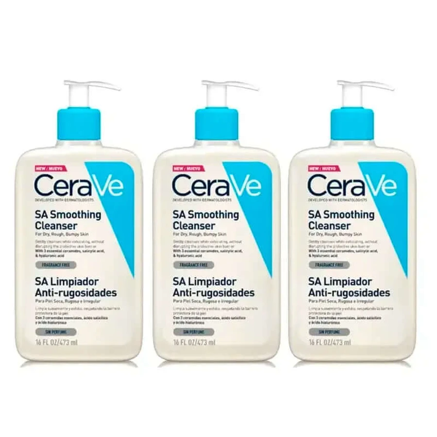 CeraVe Anti-wrinkle detergent, pack 3 x 473 ml