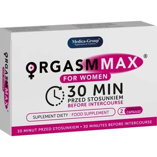 Medica Group Orgasme Max voor vrouwen Natuurlijke capsules om de vrouwelijke vitaliteit en intieme bevrediging te verbeteren , 2 capsules