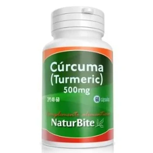 Naturbite Cúrcuma (Curcuma) 500Mg. 60 Cápsulas