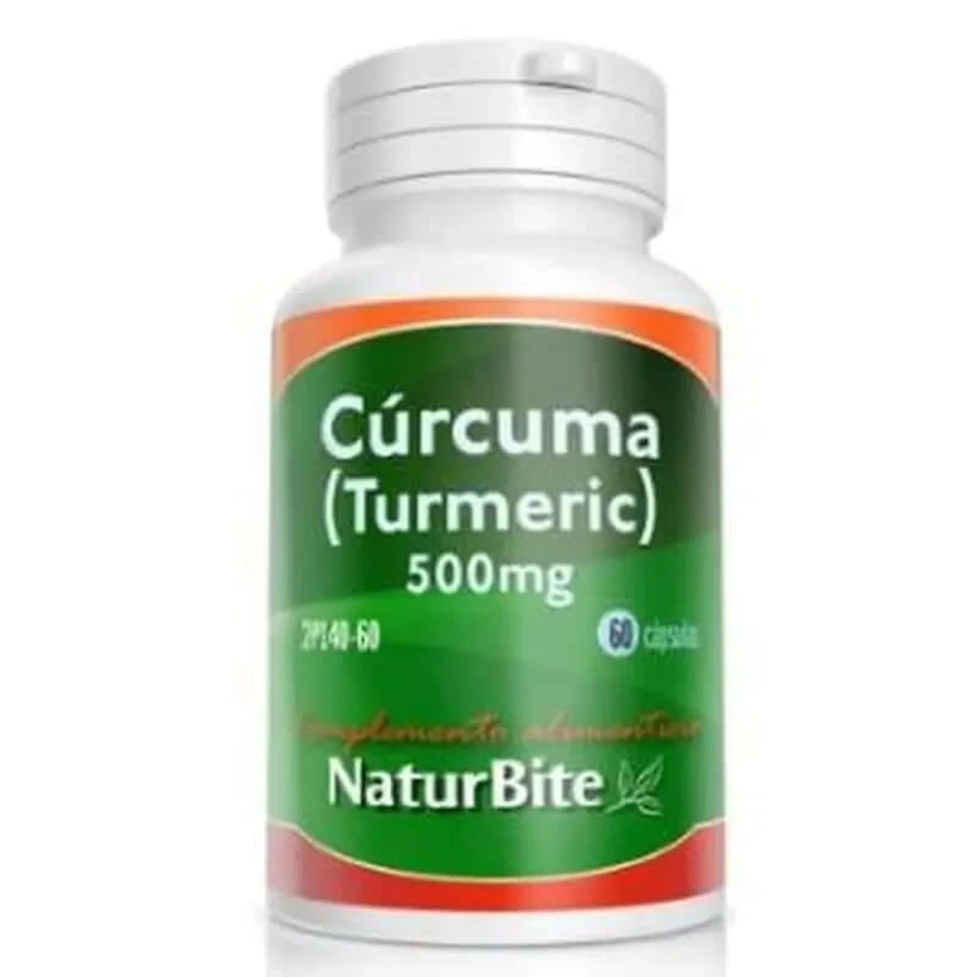 Naturbite Cúrcuma (Curcuma) 500Mg. 60 Cápsulas