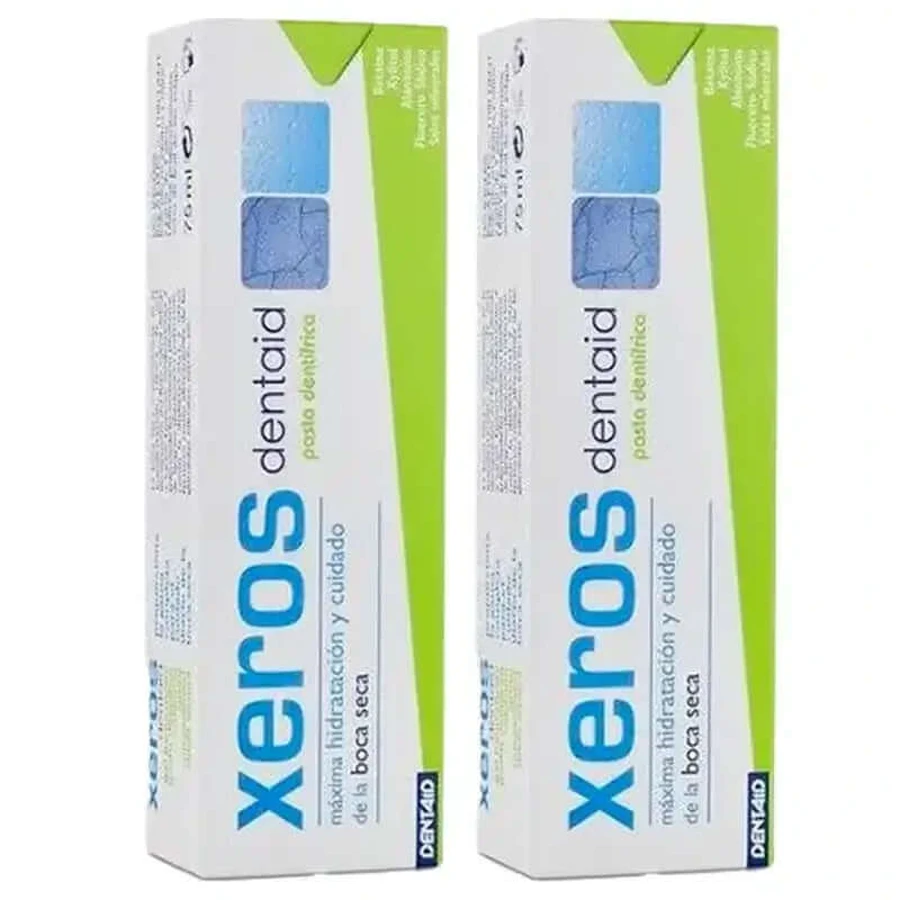 Zahnpasta Xeros Dentaid Duplo, 2 x 75 ml