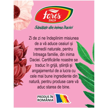 Silueta Perfectă 1 Thee, zuivering en drainage M123, 20 zakjes, Fares