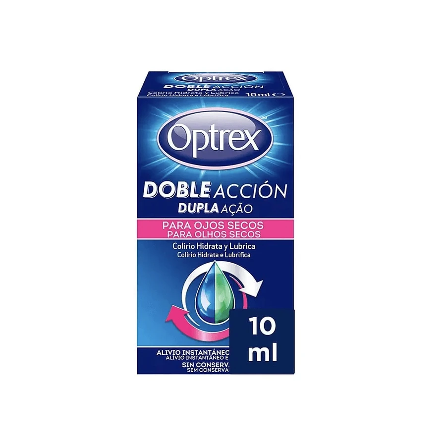 Optrex Multidose Double Action Augentropfen für trockene Augen 10 ml