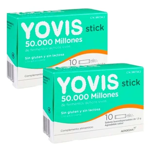 Yovis pack, 2 x 10 sitcks dispersibles par voie orale