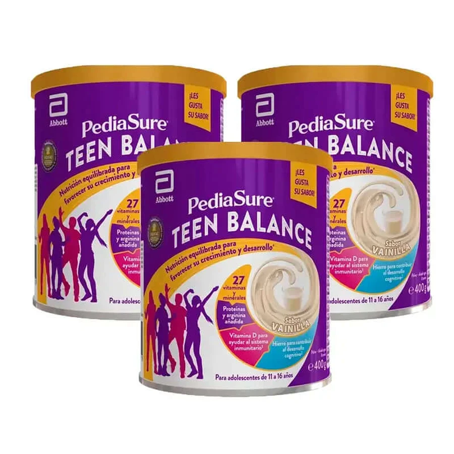 Pediasure Teen Balance Vanilla Vanilla Teen, 3x400g