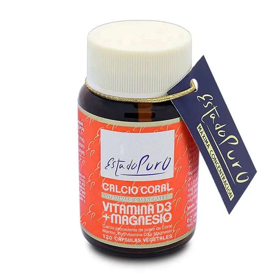 Tongil Pure State Coral Korallenkalzium, Vit D3 & Magnesium , 120 Kapseln