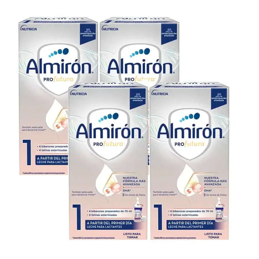 Almirón Profutura 1 Mini Sticle, pack 16 x 70 ml, 1,120 ml