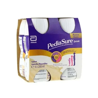 Pediasure Bebida Vainilla Niños, 4 frascos x 220 ml