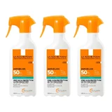 La Roche Posay Triple Anthelios Family Spray Spf 50+, 3 X 300 Ml