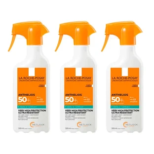 La Roche Posay Triple Anthelios Triple Anthelios Spray Familiar Spf 50+, 3 X 300 Ml