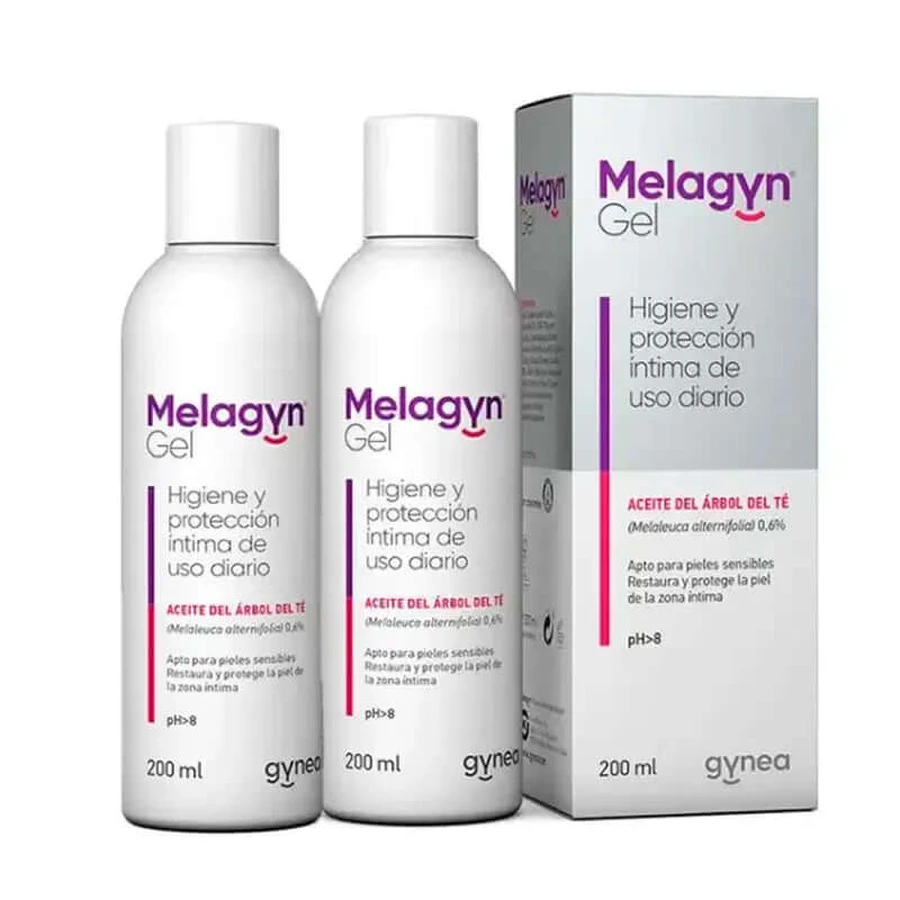 Melagyn Intimate Hygiene Gel Pack 2 x 200 ml