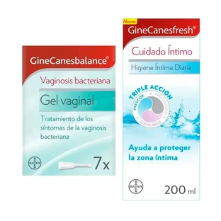 Ginecanes Ginecanesbalance Pack Antibakterielles Vaginalgel + GineCanesfresh Intimpflegegel, 2 Stück