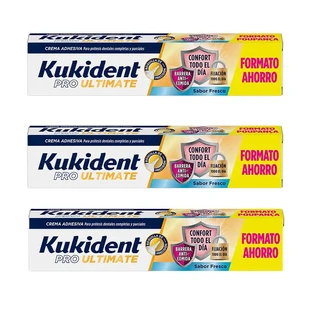 Kukident Triple Pro Ultimate Fresh Flavour, 3 X 57 Gr