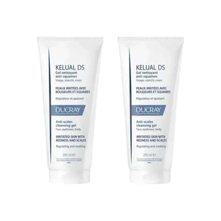Ducray Kelual Ds Facial Cleansing Gel, 2X200 Ml