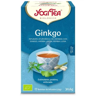 Yogi Tea Yogi Tea Ginkgo, 17 builtjes van 1,8 gram