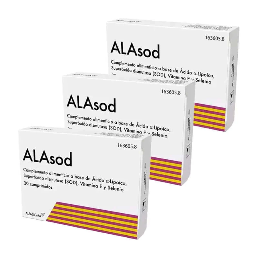 ALAsod Pack, 3 x 20 tablets