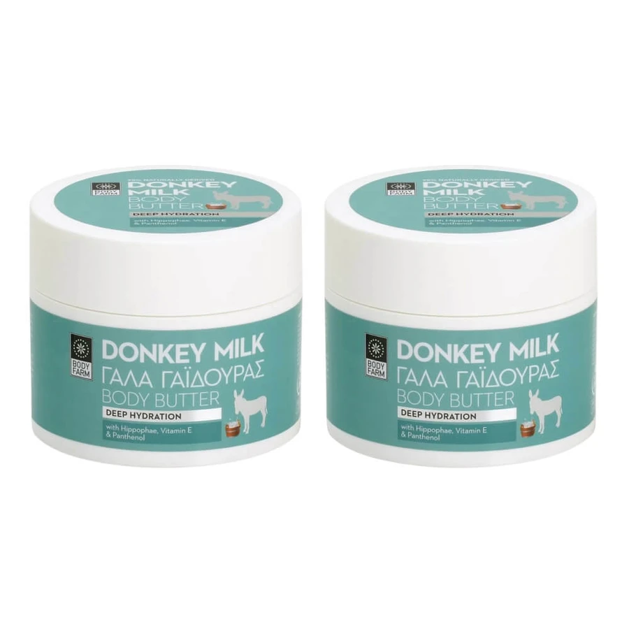 Bodyfarm Manteca de Burro Hidratante Regeneradora 2x200ml