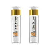 Frezyderm Sun Screen Color Velvet Waterproof Sun Cream For Face SPF50+ with Pigment 2x50ml