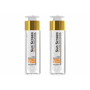 Frezyderm Sun Screen Color Velvet Crema solar facial resistente al agua SPF30 con pigmento 2x50ml