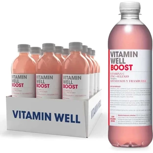 Vitamin Well Pack Boost Pack Brombeere/Himbeere, 12 Stück x 500 ml