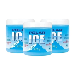 Lander Polar Ice Gel Kryotherapie Gel für Muskel-und Gelenkschmerzen 3x227gr