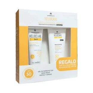 Heliocare Pack 360 Gel Spf50 + Minitalla 360 Gel Advance, 150 ml