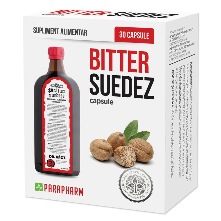 Bittere Schwedin, 30 Kapseln, Parapharm
