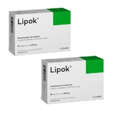 Packung mit 2 Einheiten Lipok 30 Kapseln