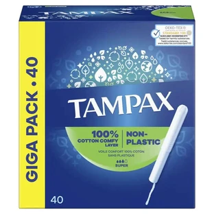 Tampax Super Tampons Avec Applicateur , 40 unités